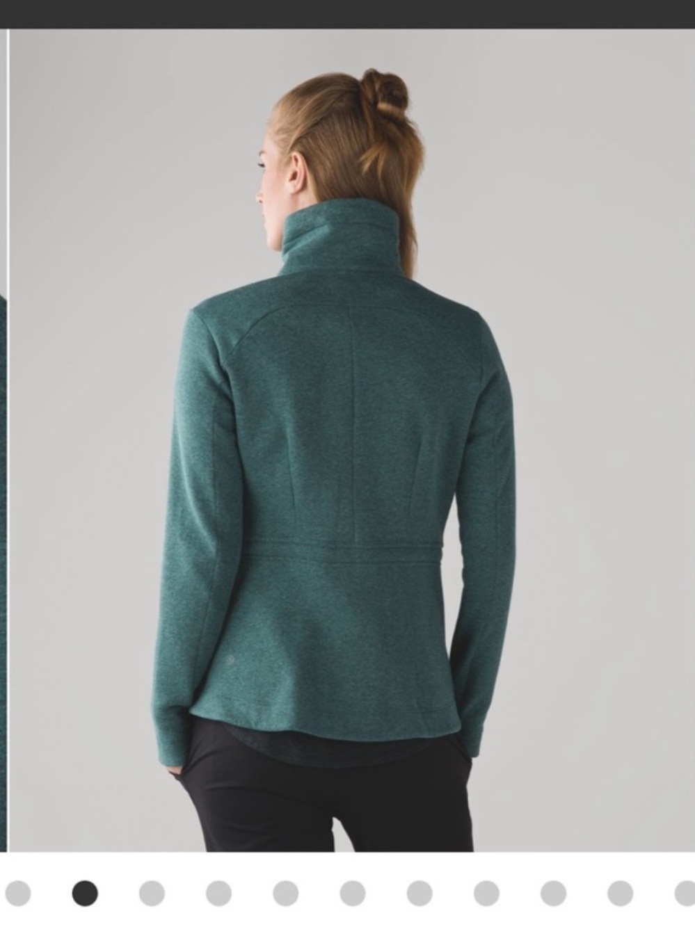 Lululemon sz 6 &go Take-Off Fleece
Heathered Deep Green slim fit cotton cozy